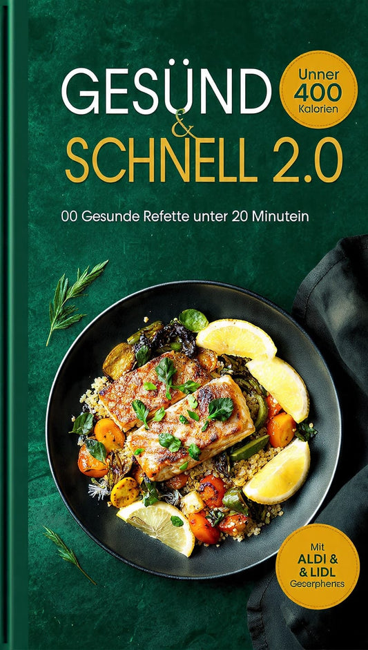 GESUND & SCHNELL 2.0: 100 Rezepte unter 20 Minuten mit Aldi & Lidl Zutaten
